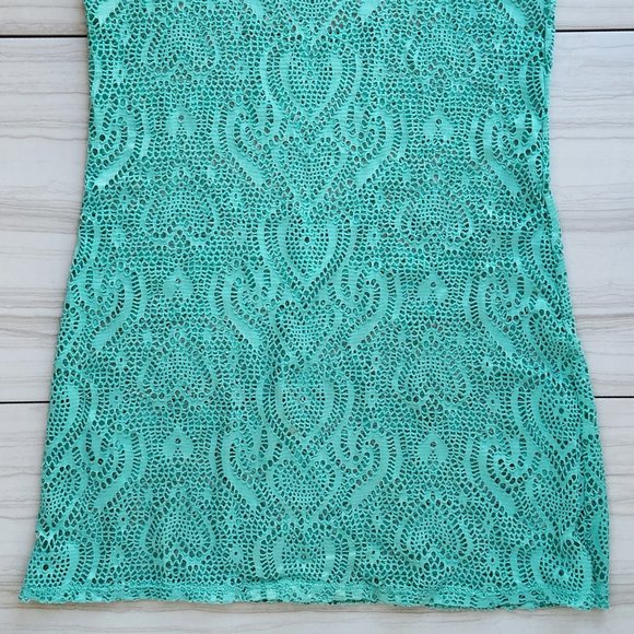 Xhilaration Girls Aqua Swim Cover Up - Picture 2 of 5